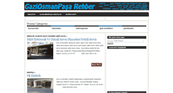 Desktop Screenshot of gaziosmanpasarehber.com